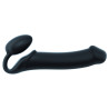 strap on me Gode + Plug STRAP-ON-ME Bendable XL 16 x 4.5 cm Noir